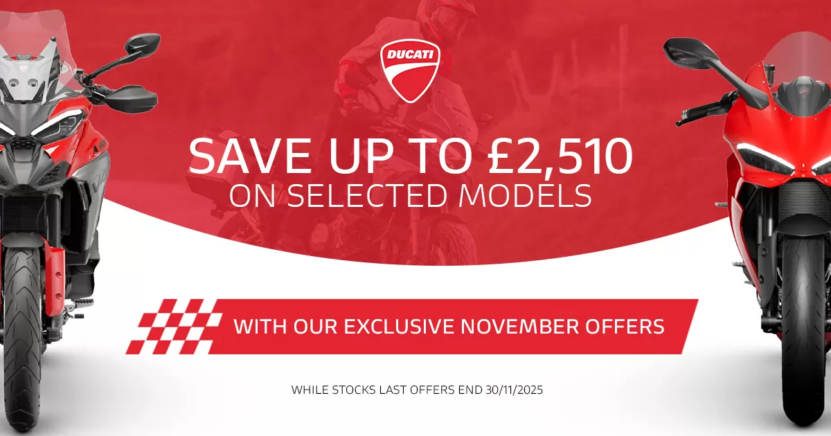 Exclusive Blade Ducati Offers - SAVE UP TO £2,300