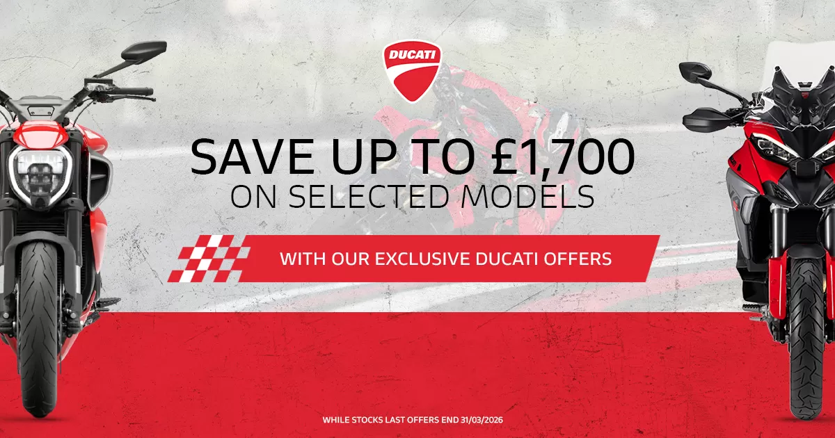 Exclusive Blade Ducati Offers - SAVE UP TO £1,700