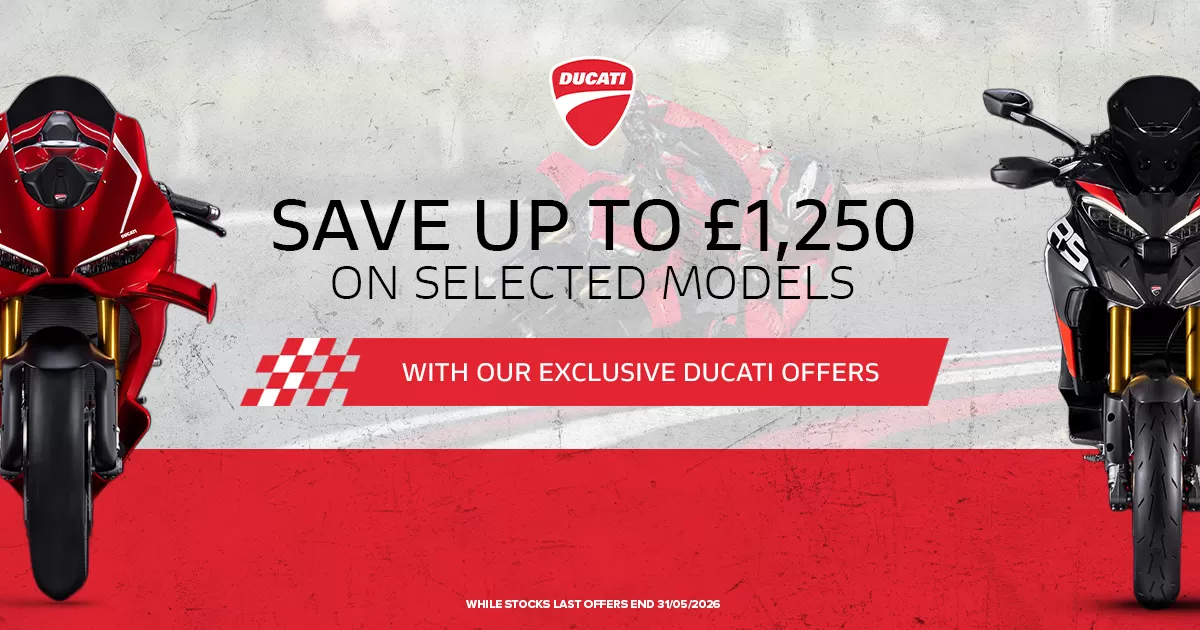 Exclusive Blade Ducati Offers - SAVE UP TO £1,250