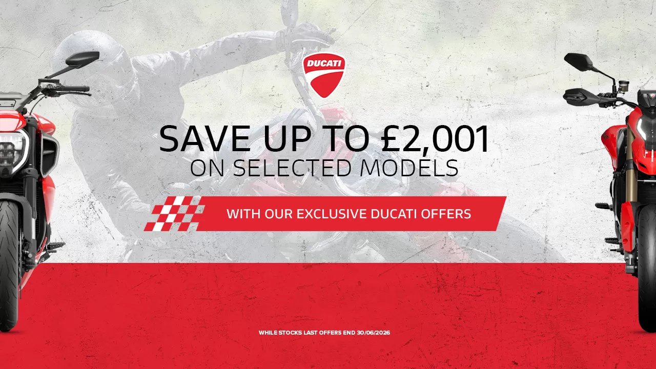 Exclusive Blade Ducati Offers - SAVE UP TO £2,001