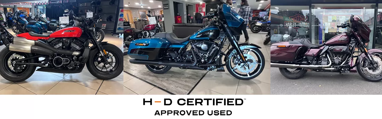 H-D Certified approved used Harley-Davidson motorcycles at Cheltenham Harley-Davidson