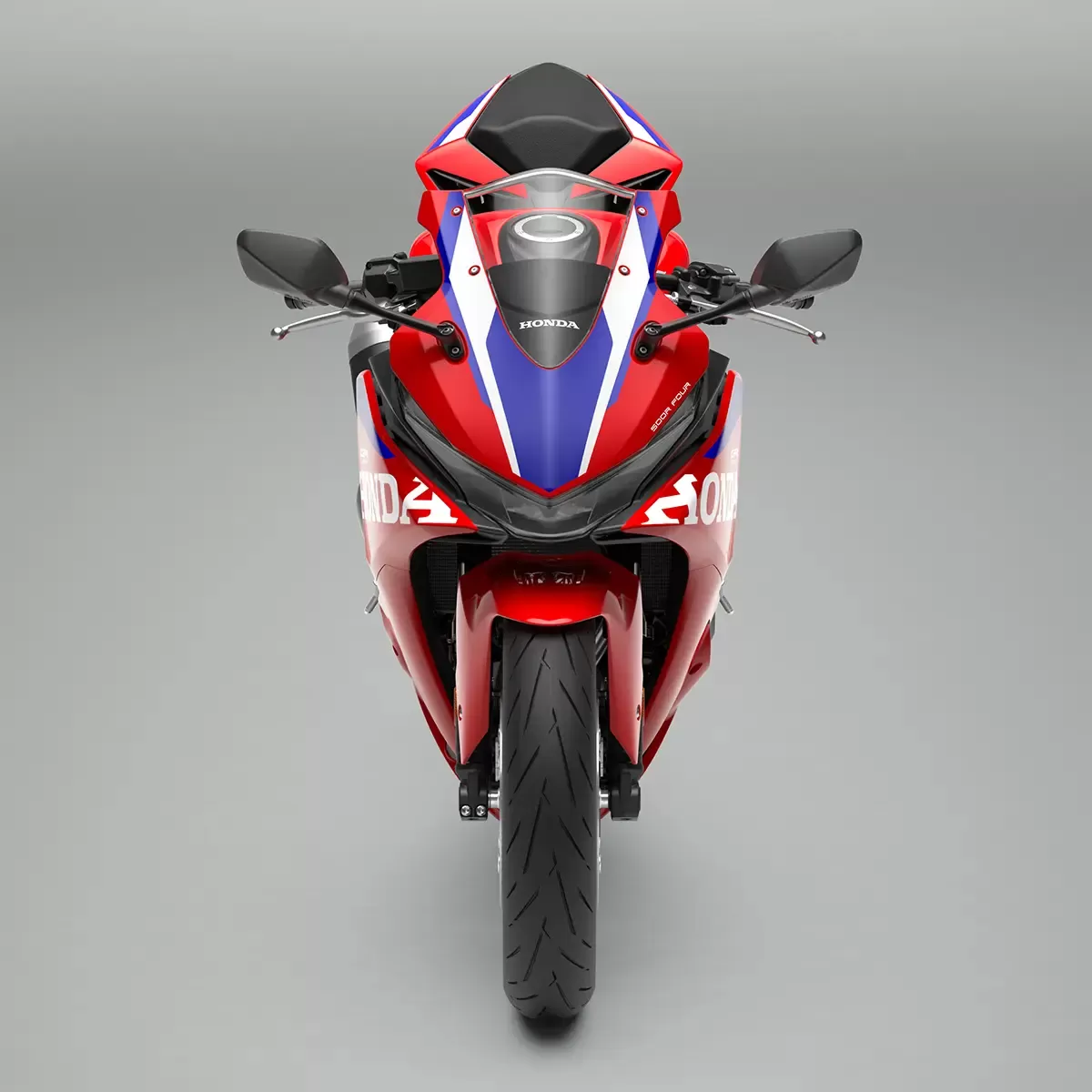 2027 Honda CBR500R Four A2 version in Ignition Red Tricolour