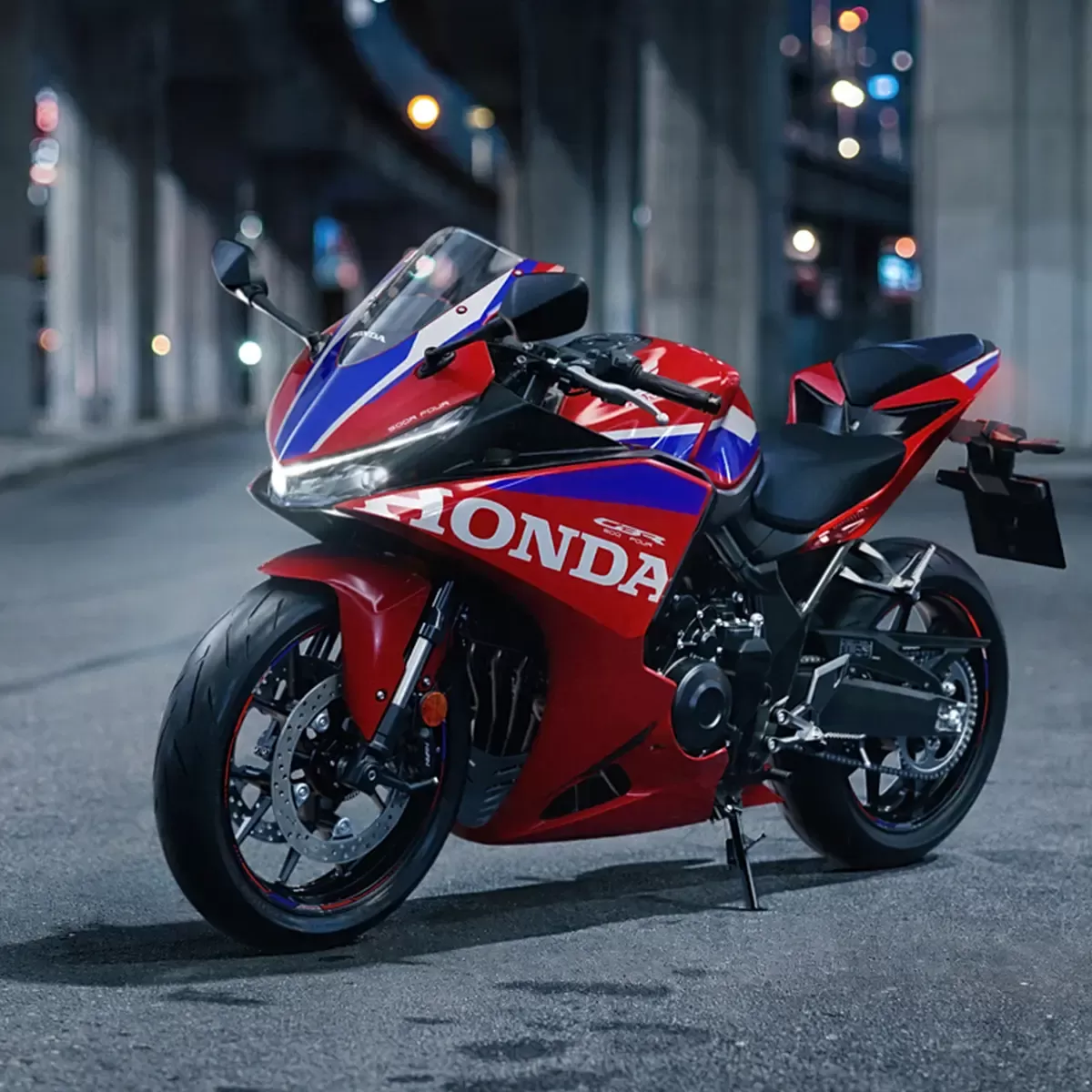2027 Honda CBR500R Four 500cc DOHC inline-four engine detail