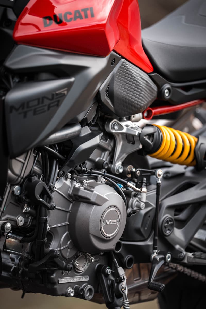 2026 Ducati Monster V2 890cc engine detail