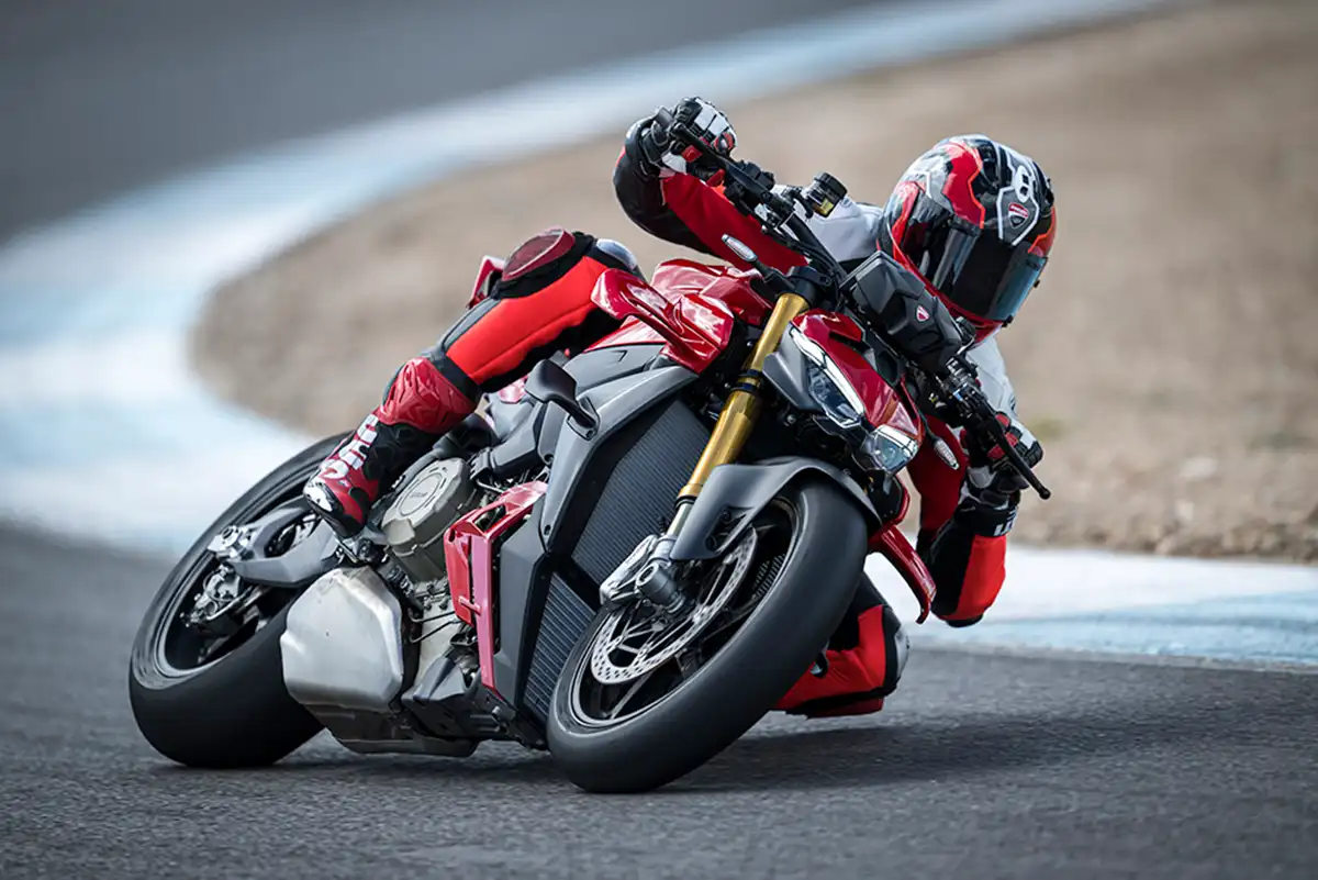 Ducati Streetfighter V4 S — front three-quarter view