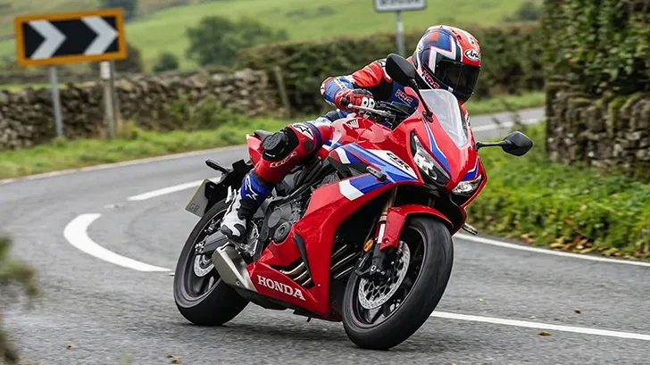 Back roads and twisty riding on a Honda E-Clutch motorcycle