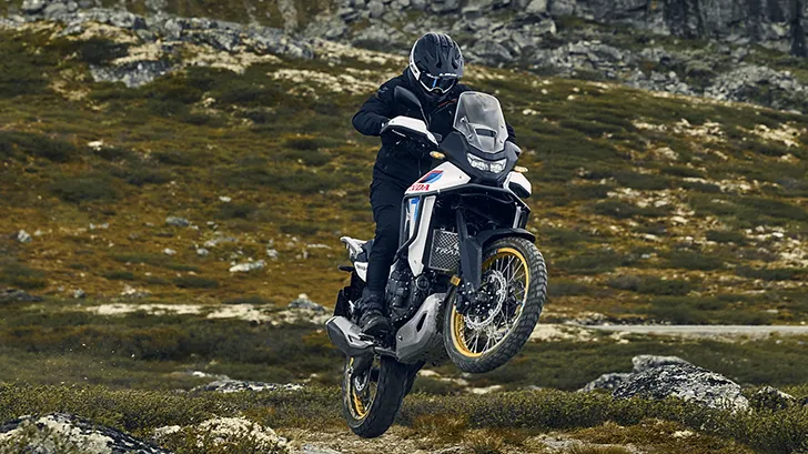 Rough terrain and mixed surfaces riding on a Honda E-Clutch motorcycle