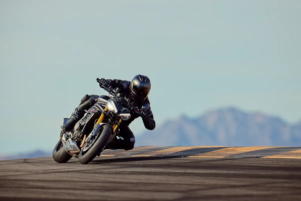 Triumph Speed Triple 1200 RS — detail shot