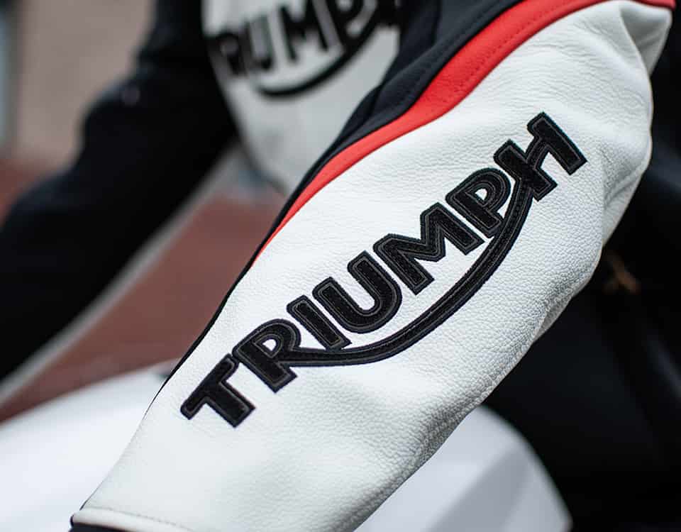Triumph Triple Sport Leather Jacket - MLES2202